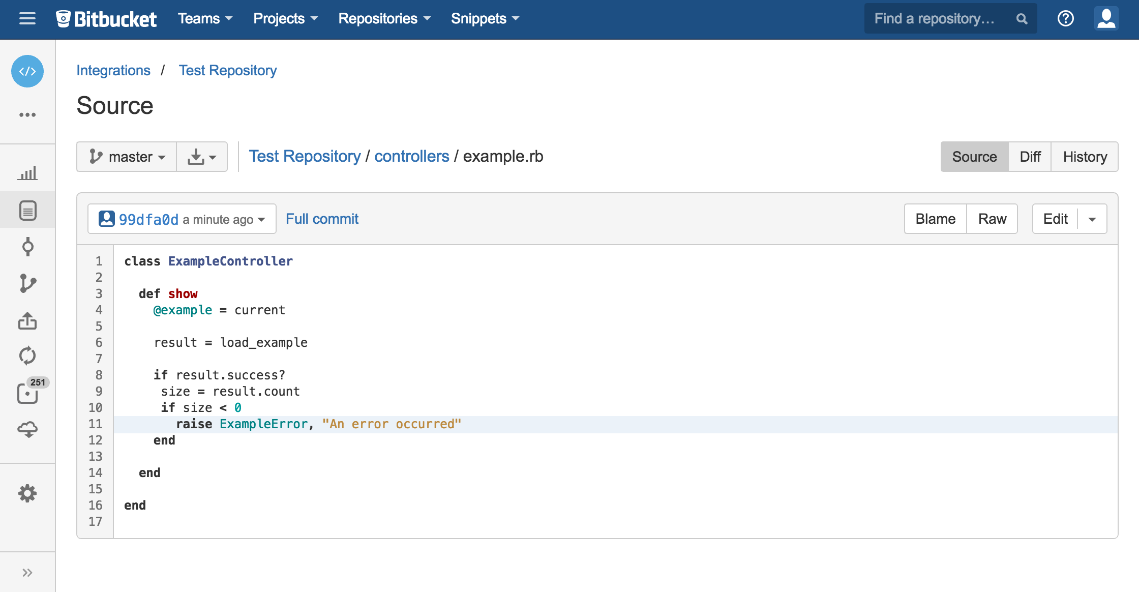 Bitbucket source code